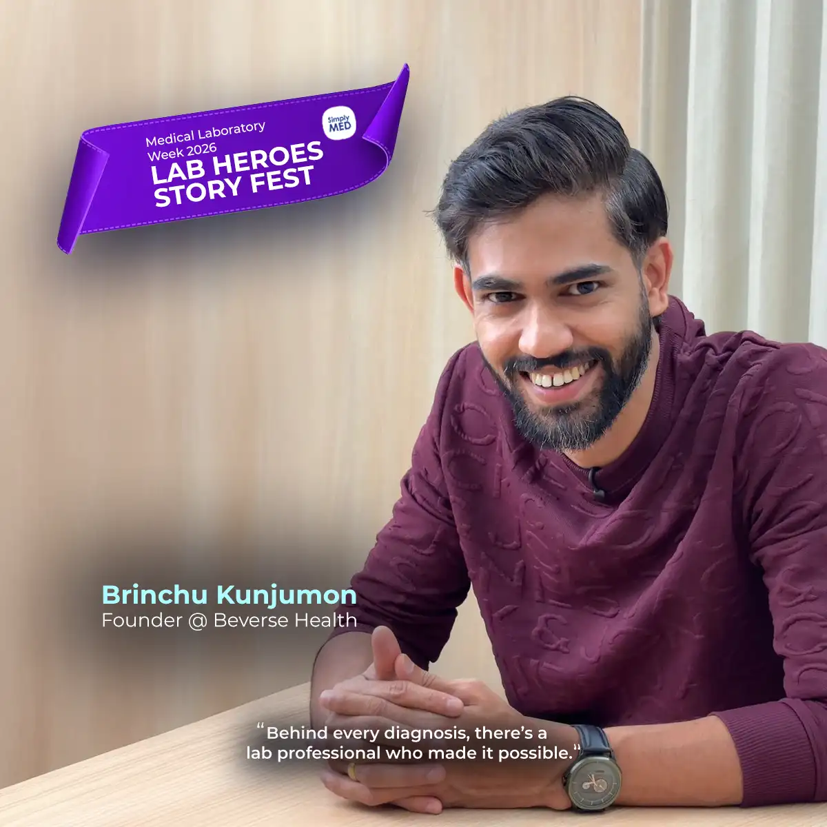 From Lab Science to Building Systems – The Journey of Brinchu Kunjumon, Fonder@ Beverse Health